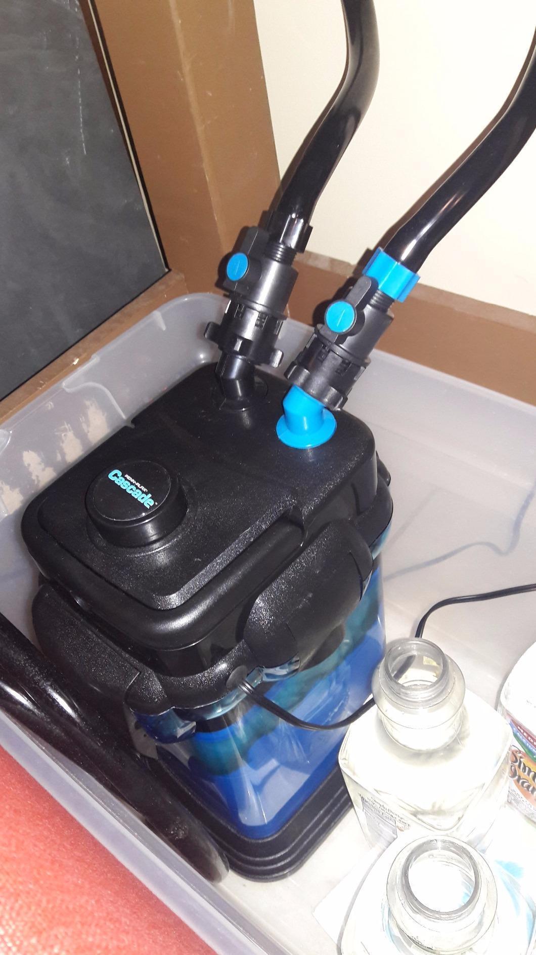 Penn-Plax Cascade 1000 Canister Filter - 265 GPH Aquarium Filter for Tanks Up to 100 Gallons - 360 Degree Flow Valves, Poly Fiber Pads, Bio-Sponge & Activated Carbon -Fresh & Saltwater -11.5x10x17in customer photo 2