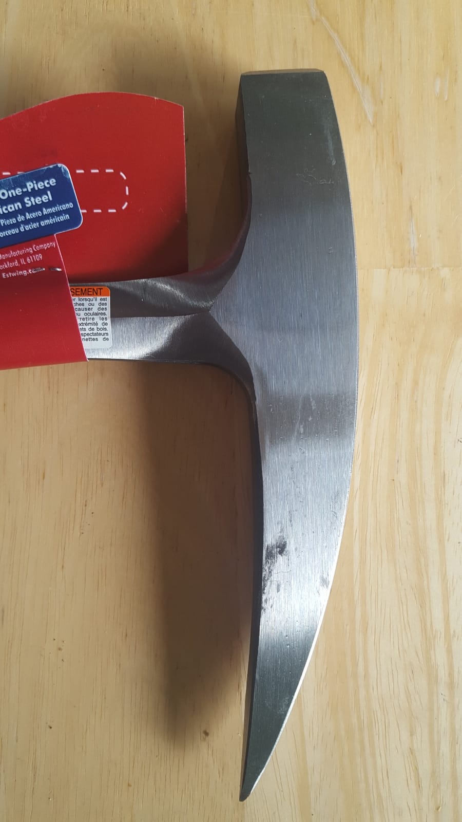 ESTWING Rock Pick, 22oz Pointed Tip, Leather Grip, E30 customer photo 2