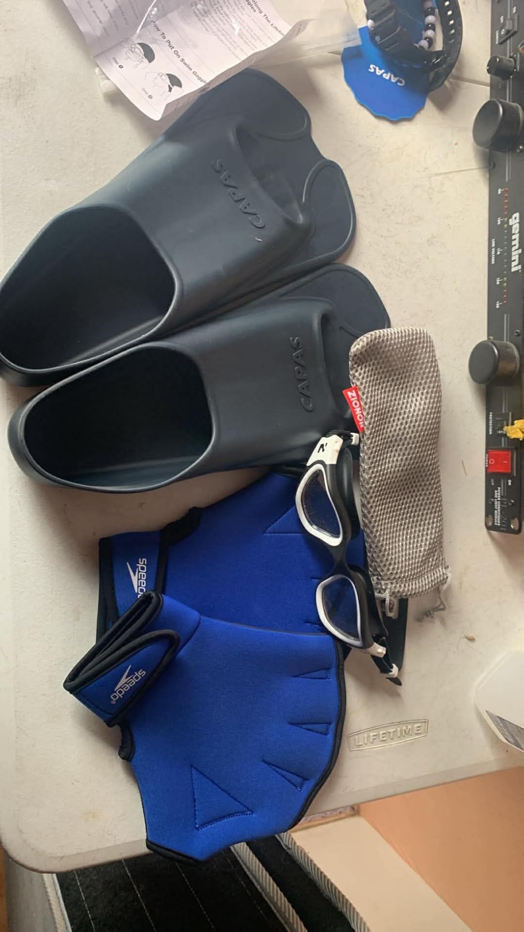 Swim Training Gloves Aquatic Fitness customer photo 2