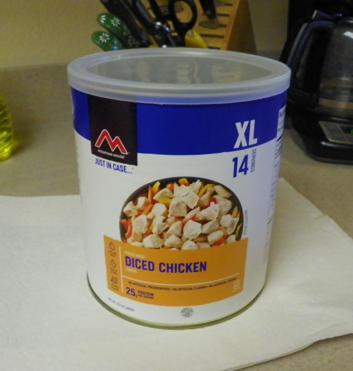 Mountain House Diced Chicken #10 Can Freeze Dried Survival & Emergency Food Gluten-Free 14 Servings customer photo 1