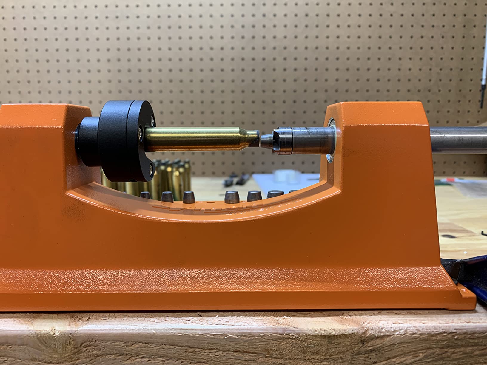 Lyman Universal Trimmer with 9 Pilot Multi-Pack Trims .17 Cal to .458 Cal Orange customer photo 2