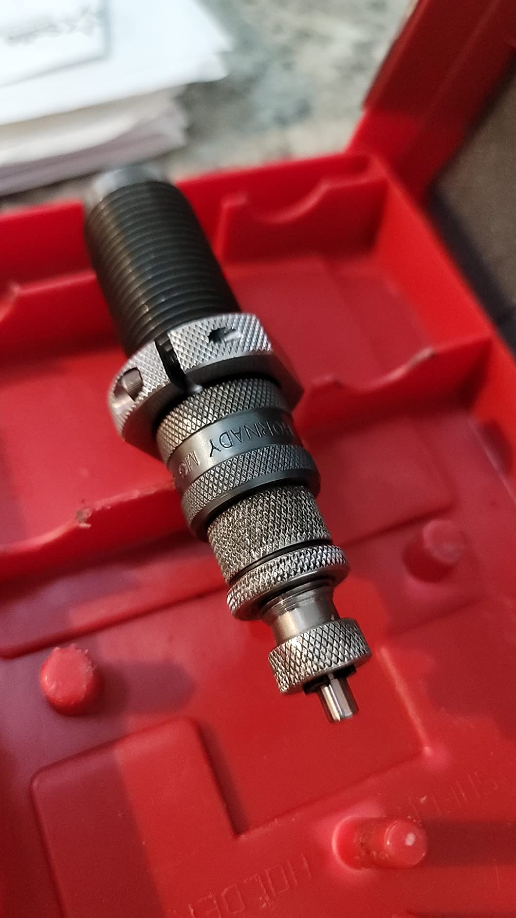 Hornady Custom Grade New Dimension 2-Die Set, 223 REM (.224) (546228) - Caliber Specific Reloading Equipment for Handloaders with Full Length Sizer Die, Seating Die, Sure-Loc Rings, & Storage Box customer photo 1