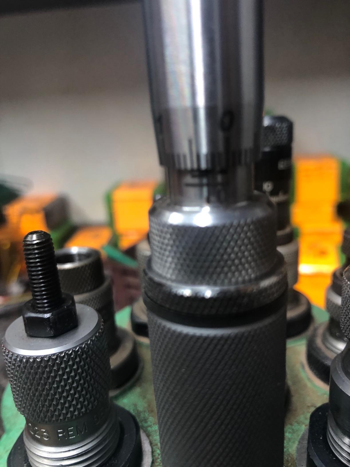 Hornady Custom Grade New Dimension 2-Die Set, 223 REM (.224) (546228) - Caliber Specific Reloading Equipment for Handloaders with Full Length Sizer Die, Seating Die, Sure-Loc Rings, & Storage Box customer photo 2