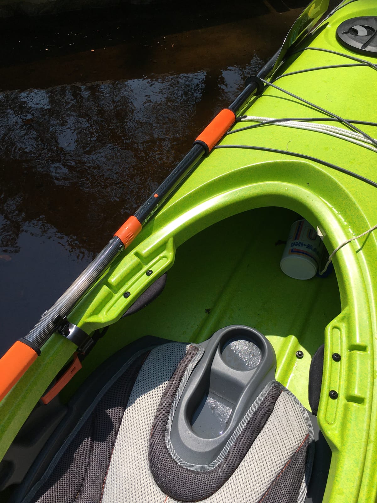 Patented Clip-On Removable Kayak Paddle Holder, Convenient Kayak Accessories for Secure Paddling, Clip for Kayak, Canoe and Boat - Cascade Creek customer photo 1