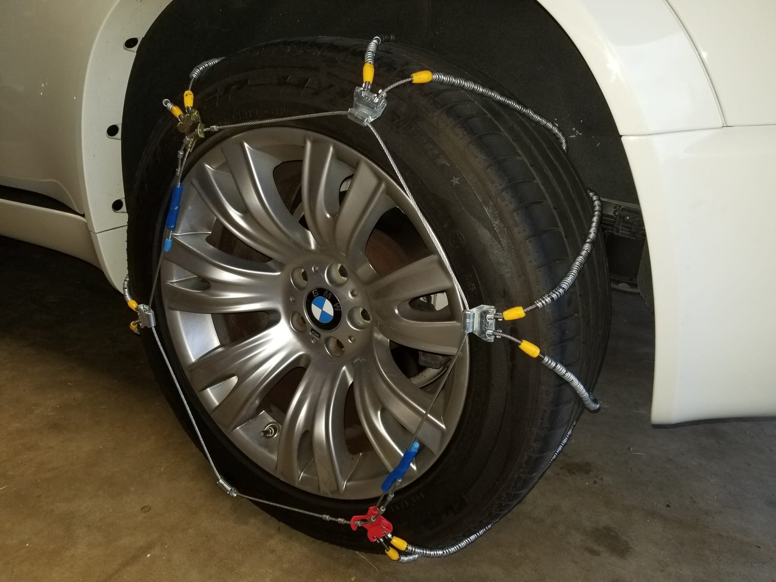 SCC Z-575 Z-Chain Extreme Performance Cable Tire Traction Chain - Set of 2,Silver customer photo 2