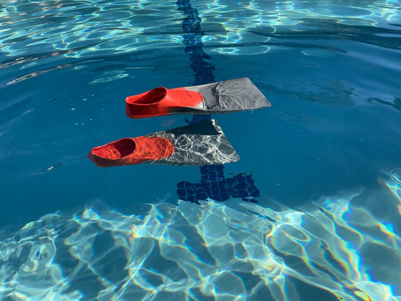 FINIS Long Floating Swim Fins - Adult Training Fins - Improves Kick Technique & Body Position customer photo 2