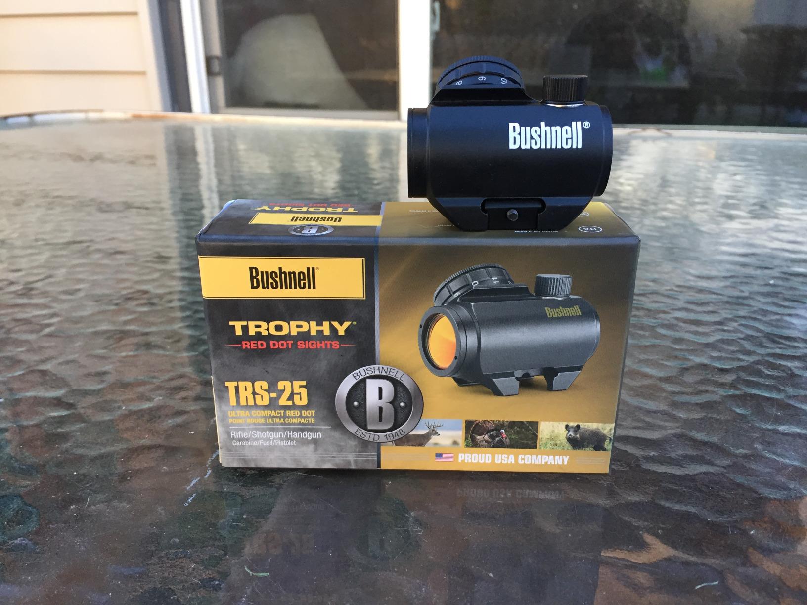 Bushnell Trophy TRS-25 Red Dot Sight Riflescope, 1x20mm, Black customer photo 1