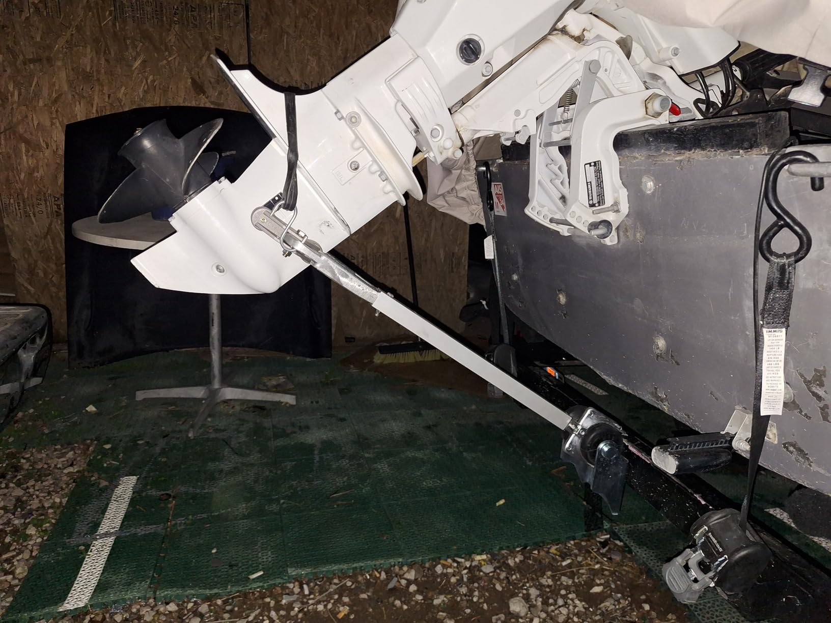 Attwood Adjustable Transom Saver, 23 to 35 Inches, Composite Head Holds Engine, Roller and Trailer Mounts, SP-400-RB customer photo 1