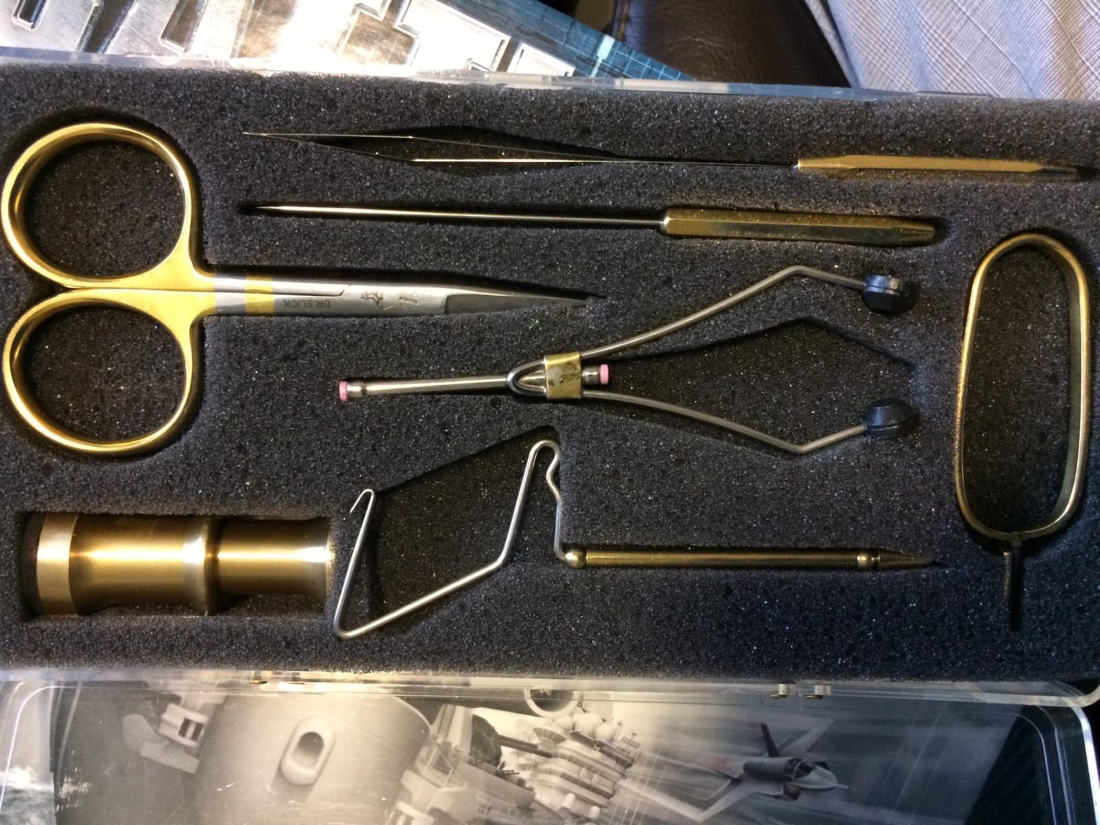 Dr Slick Fly Tying Tools Gift Set with Fly Box Combo. customer photo 2