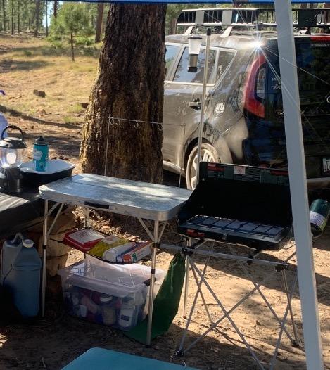 Coleman Pack-Away Portable Camp Kitchen, Outdoor Folding Kitchen with Food Prep Area, Great for Camping, Tailgating, Grilling & More customer photo 2