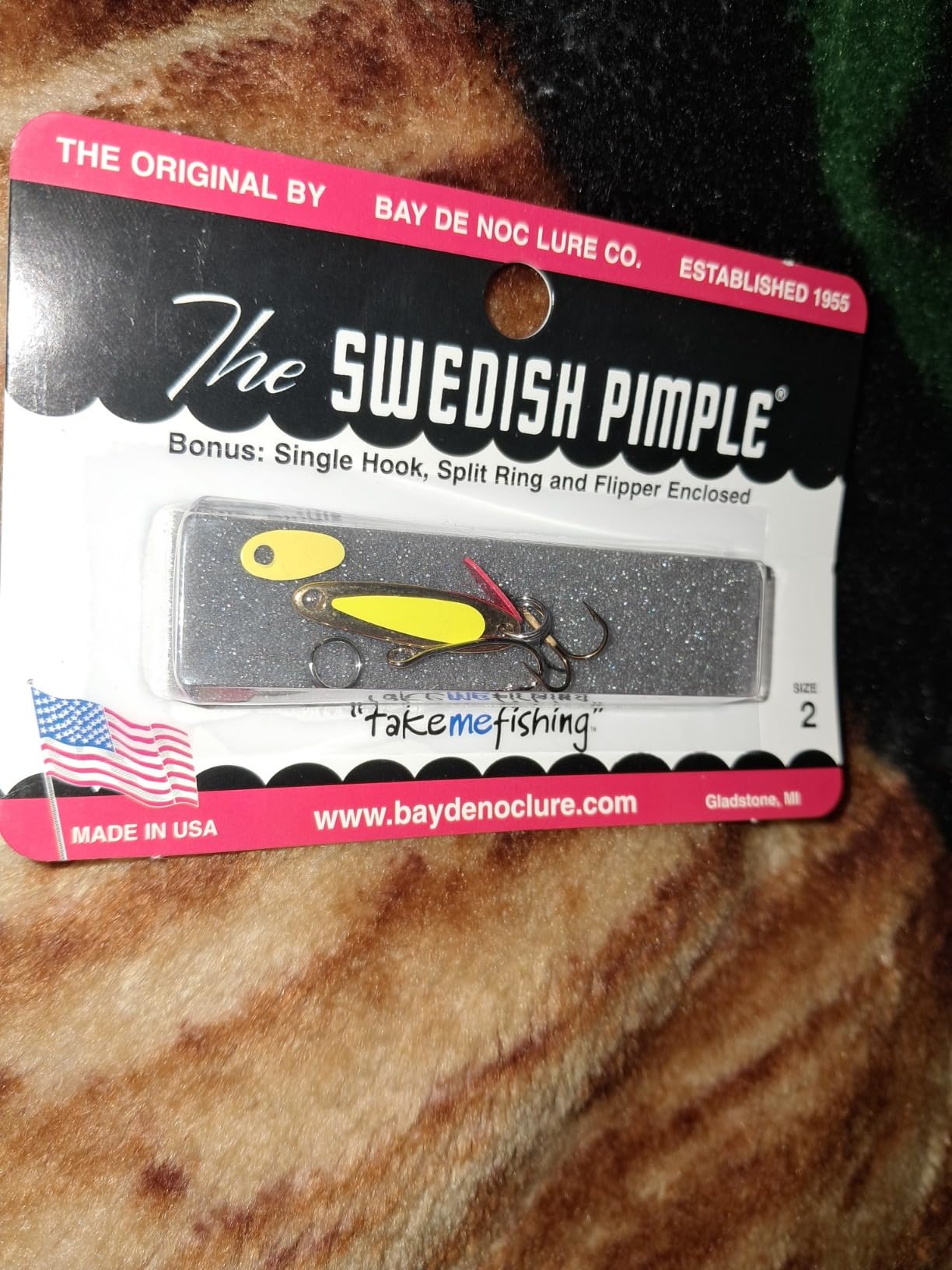 Bay de Noc Bay De Noc 2 1 Inch Swedish Pimple Jig 10 Ounce customer photo 2