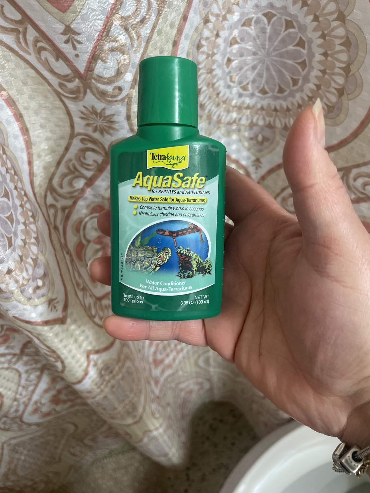 TetraFauna AquaSafe Aqua-Terrarium Water Conditioner, 3.38 oz customer photo 1