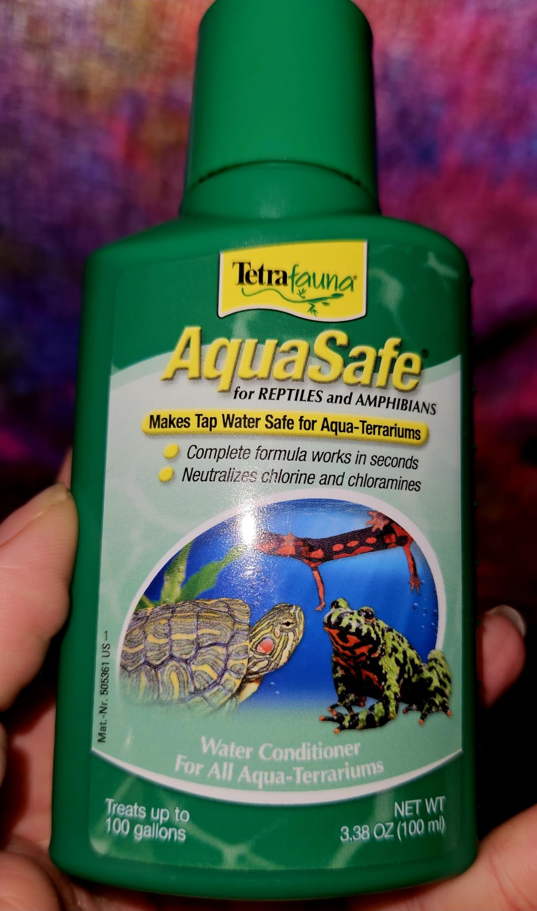 TetraFauna AquaSafe Aqua-Terrarium Water Conditioner, 3.38 oz customer photo 2