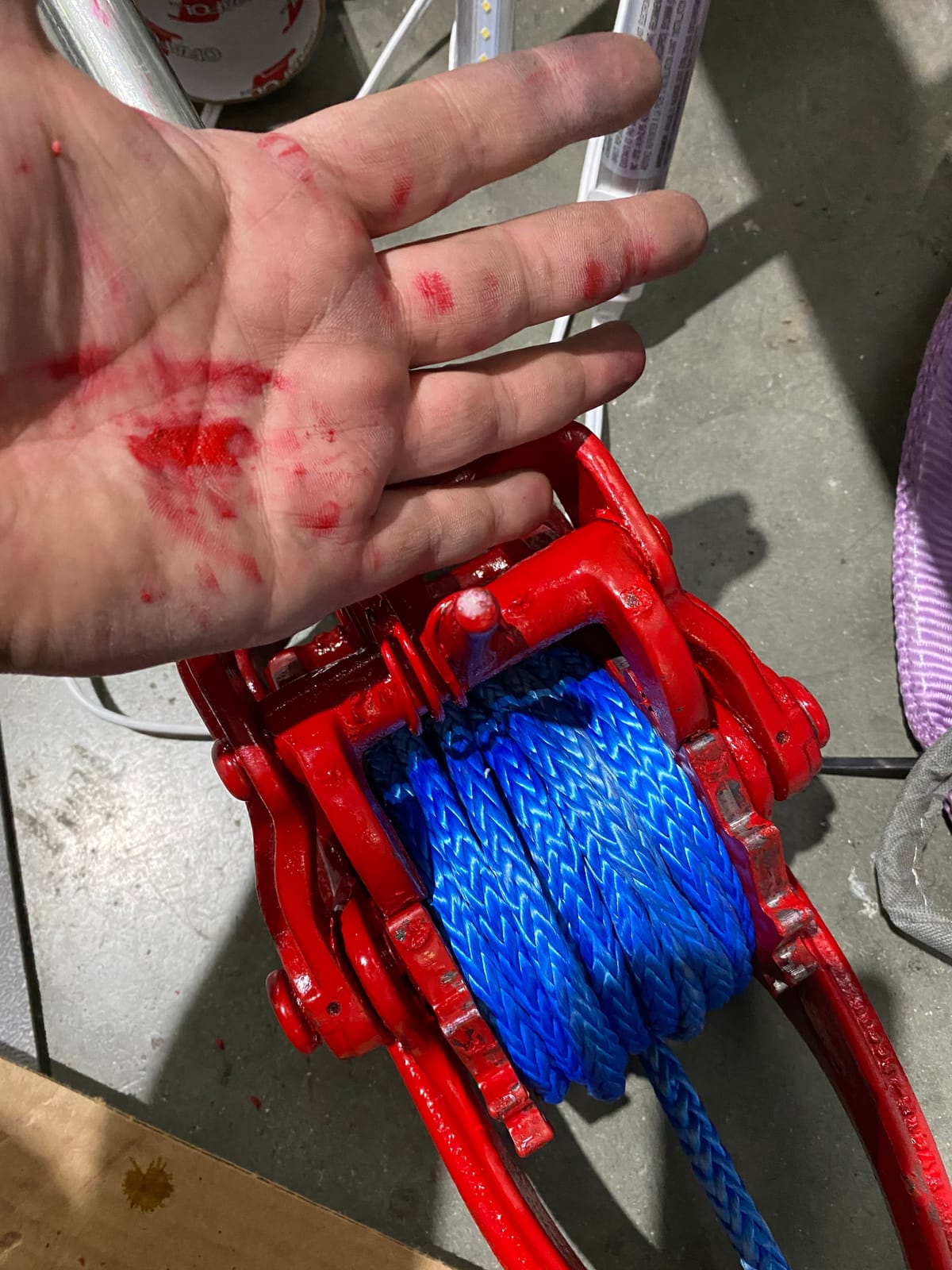 3 Ton Ratchet Puller With 35' Of 5/16