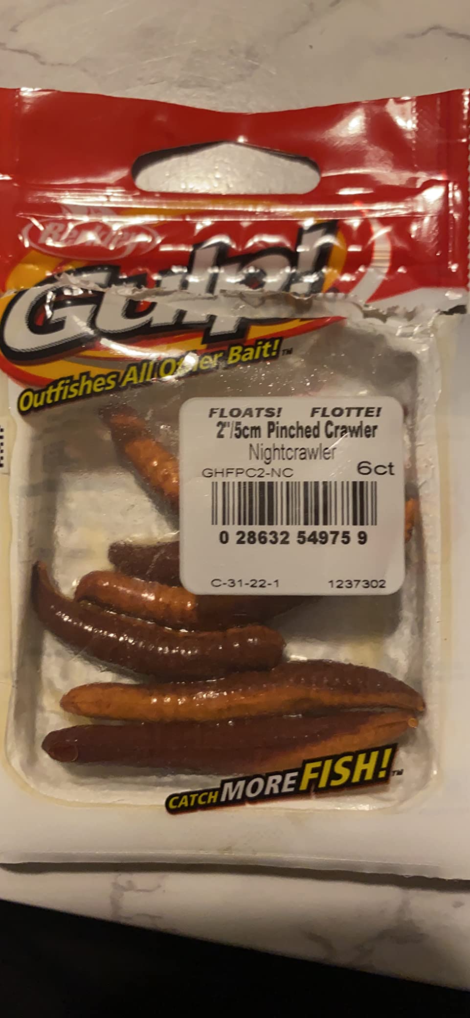 Berkley Gulp! Floating Pinched Crawler Fishing Soft Bait customer photo 2