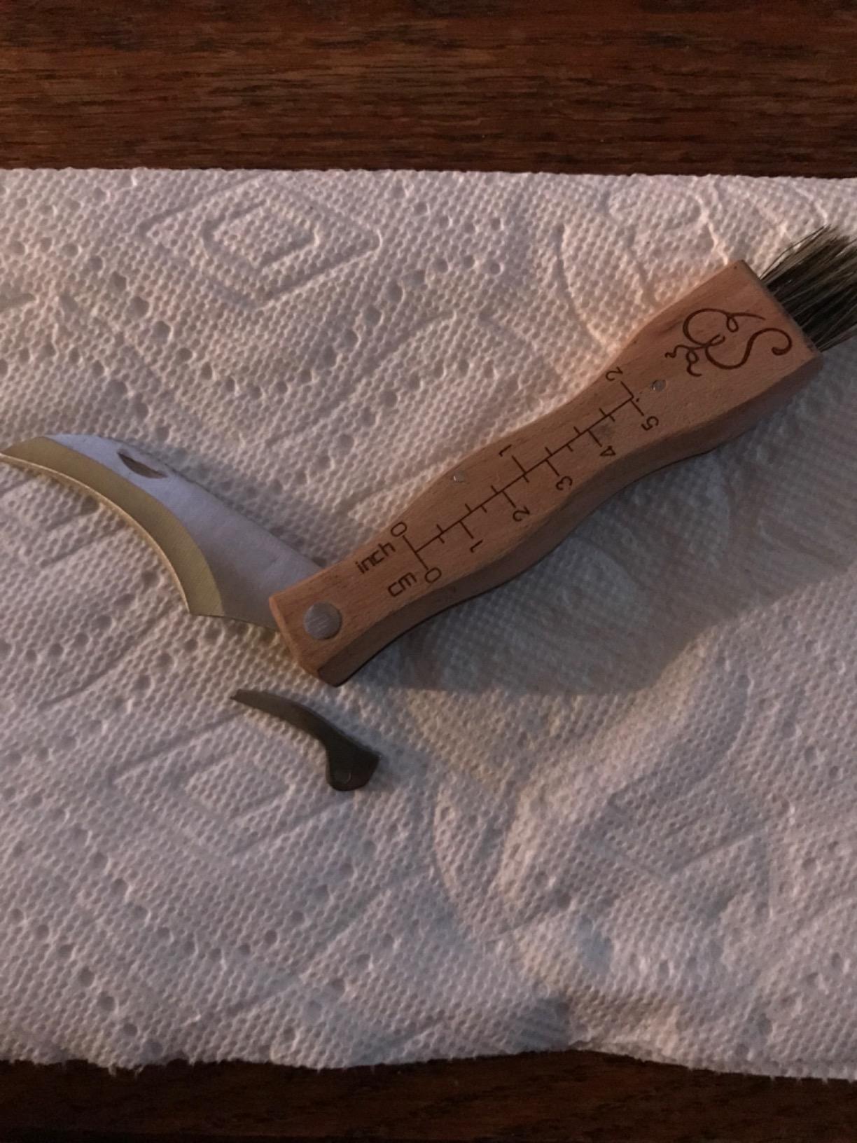 Esschert Design Mushroom Knife with Brush customer photo 1