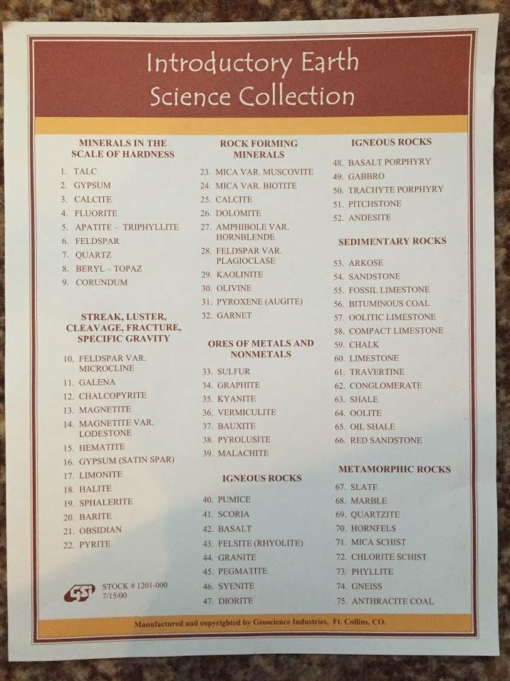 13357 Introductory Earth Science Classroom Rocks and Minerals Collection customer photo 2