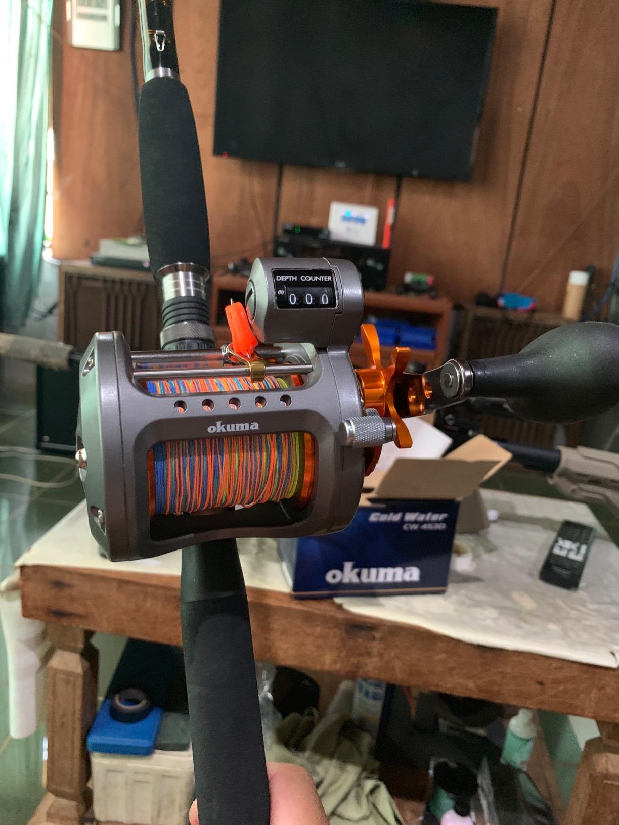Okuma Cold Water Linecounter Trolling Reel customer photo 1