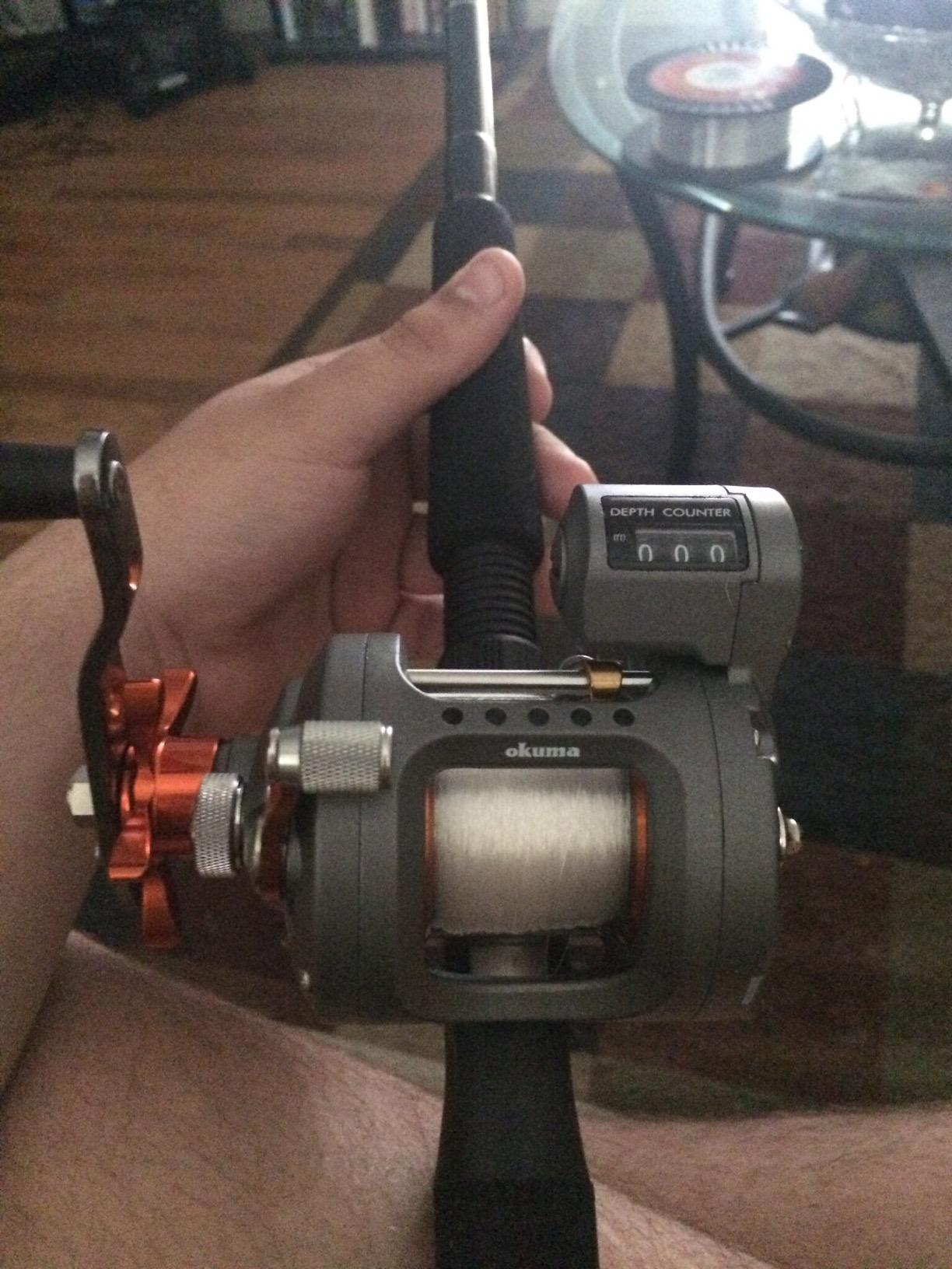 Okuma Cold Water Linecounter Trolling Reel customer photo 2