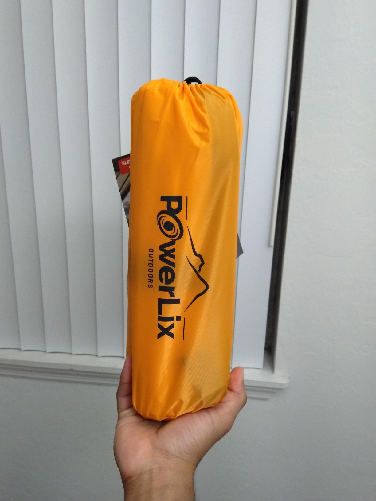 POWERLIX Ultralight Inflatable Camping Sleeping Pad - Camping Mattress for Backpacking, Hiking, Compact Lightweight Sleeping Mat for Camping, Inflation Bag/Repair Kit Included customer photo 1