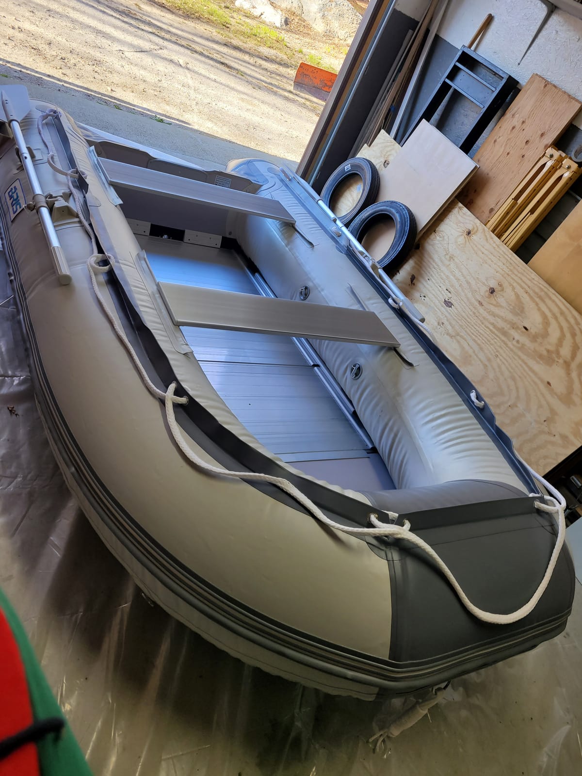 BRIS 9.8 ft Inflatable Boat Inflatable Dinghy Boat Yacht Tender Fishing Raft customer photo 2