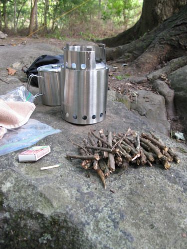 Solo Stove Titan Camping Stove Portable Stove for Backpacking and Outdoor Cooking Great Stainless Steel Camping Backpacking Stove Compact Wood Stove Design-No Batteries or Liquid Fuel Canisters Needed customer photo 1