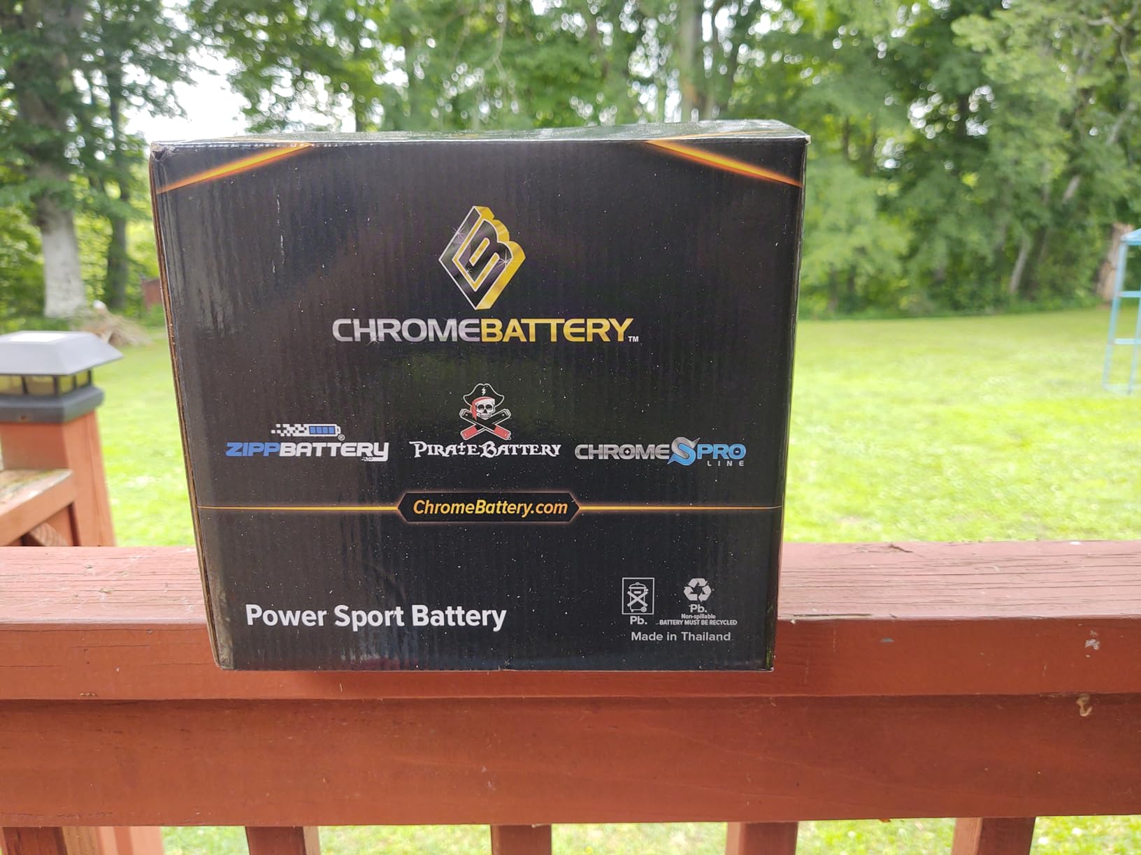 Pirate Battery YTX20HL-BS 310 CCA Maintenance-Free 12V 19Ah Battery Replacement for ATV, Harley Davidson Motorcycle, Jet Skis, Scooter, UTV, and More - Nut and Bolt (T3) Terminal customer photo 2