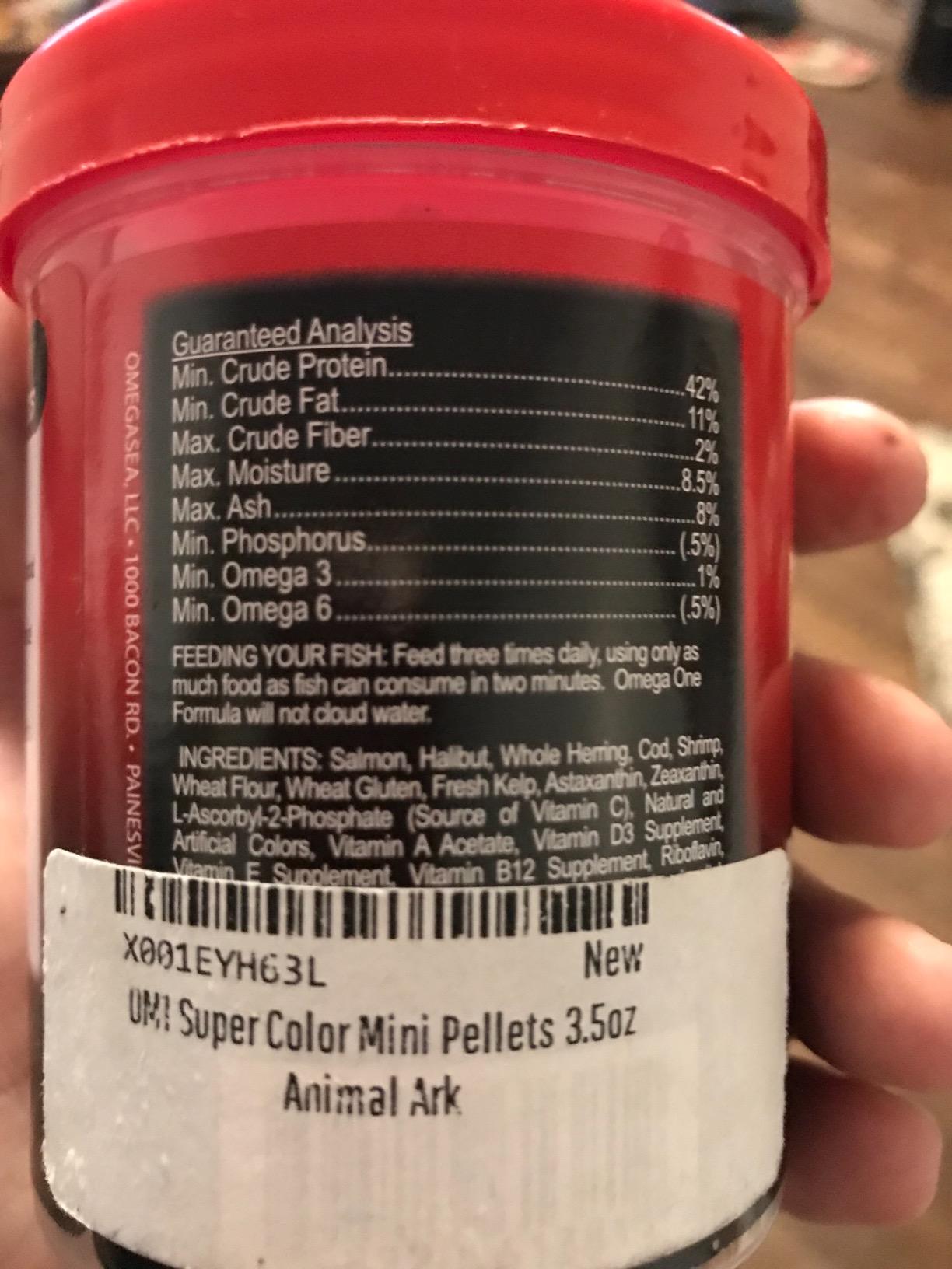 Omega One Color Mini Pellets, Sinking, 3.5 oz customer photo 1