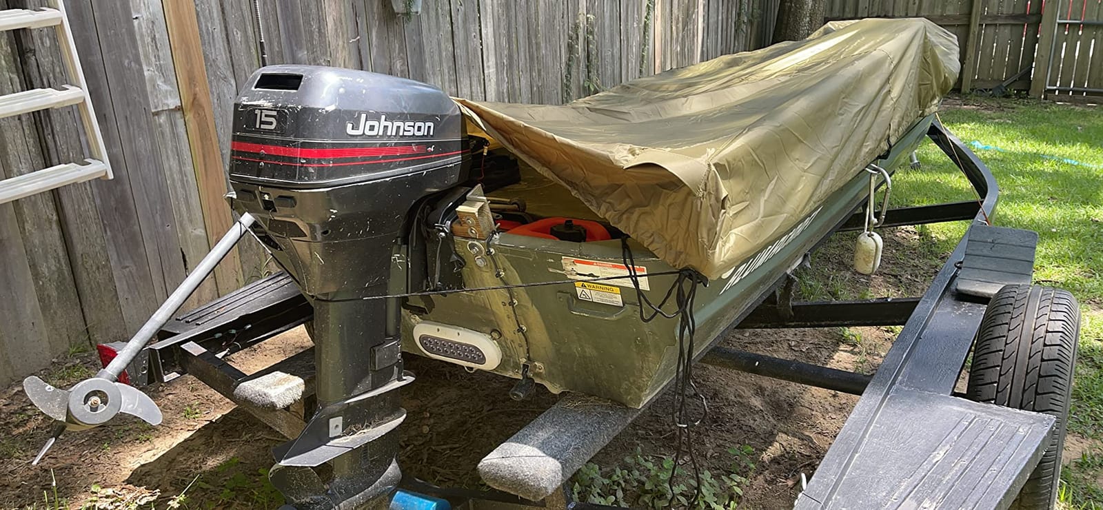 Classic Accessories Jon Boat Cover, Fits Jon Boats 14' L x 62
