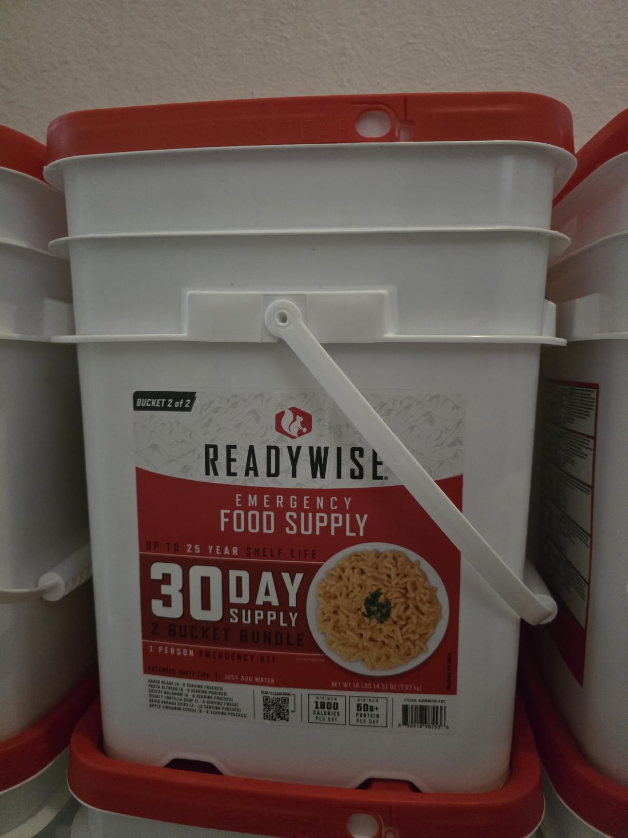 READYWISE Emergency Food Supply Meals 72 Hour Survival Kit, 30 Servings customer photo 1