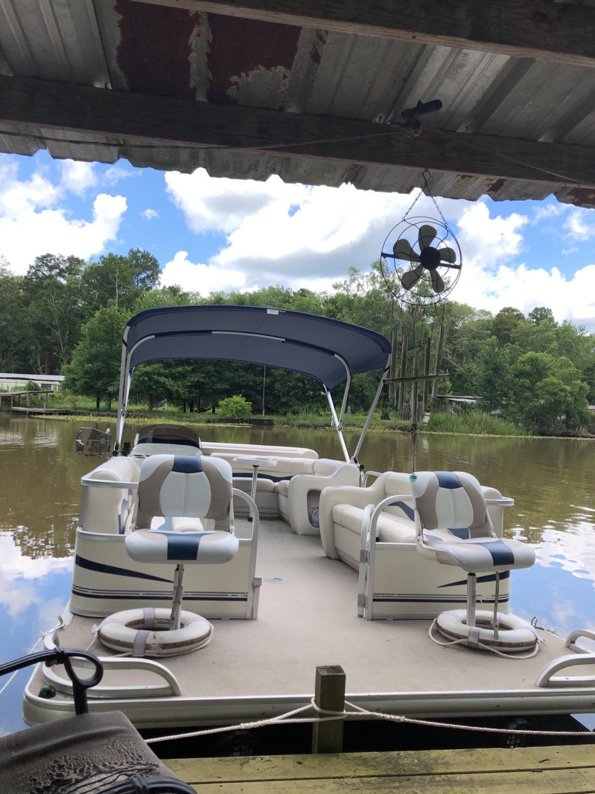 8'W x 10'L Power Pontoon Boat Bimini Top customer photo 1
