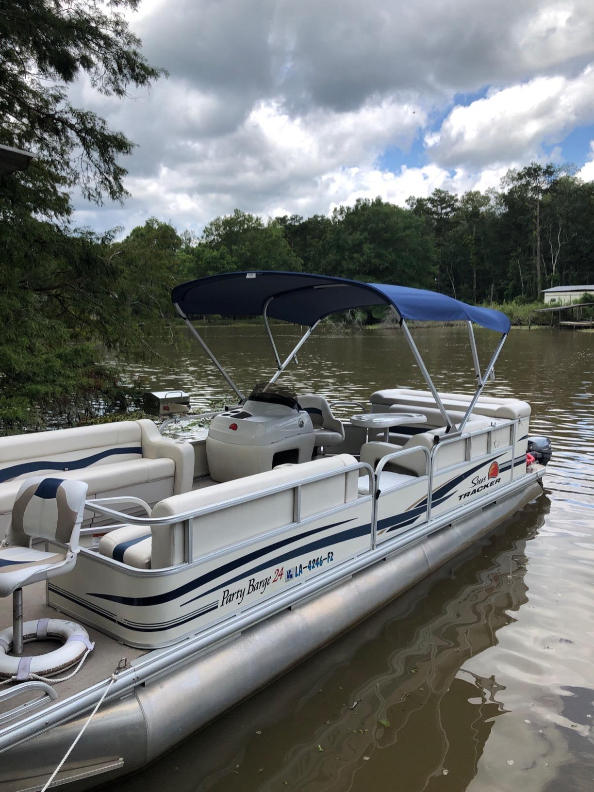 8'W x 10'L Power Pontoon Boat Bimini Top customer photo 2