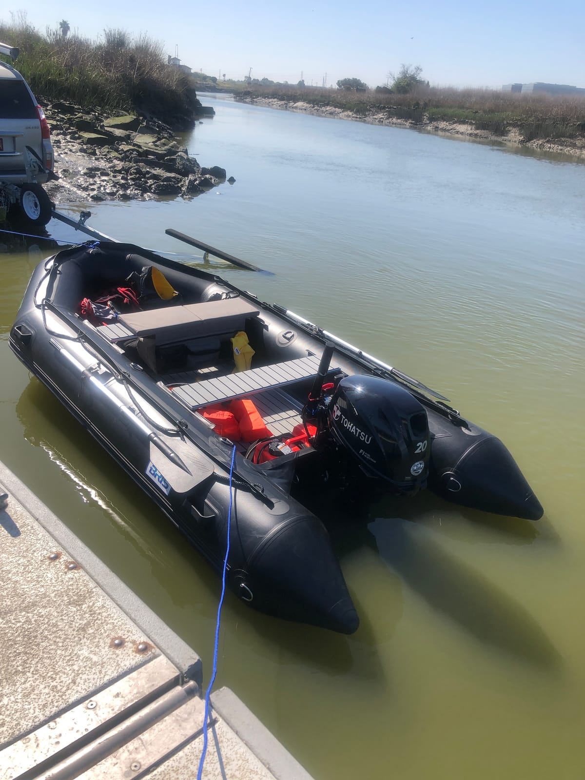 BRIS 1.2mm PVC 12.5 ft Inflatable Boat Inflatable Fish Hunter & Person Inflatable Raft Boat customer photo 1