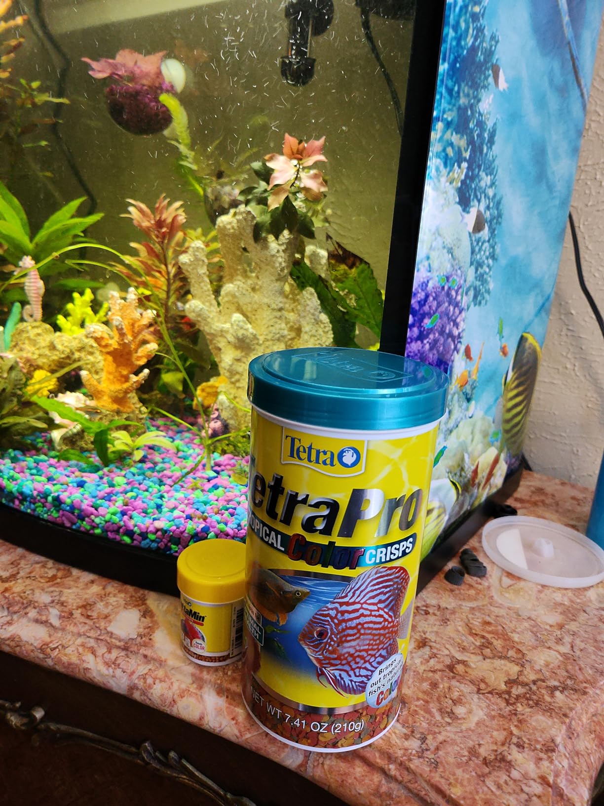 TetraPro Tropical Color Crisps Fish Food, 7.41 oz customer photo 1