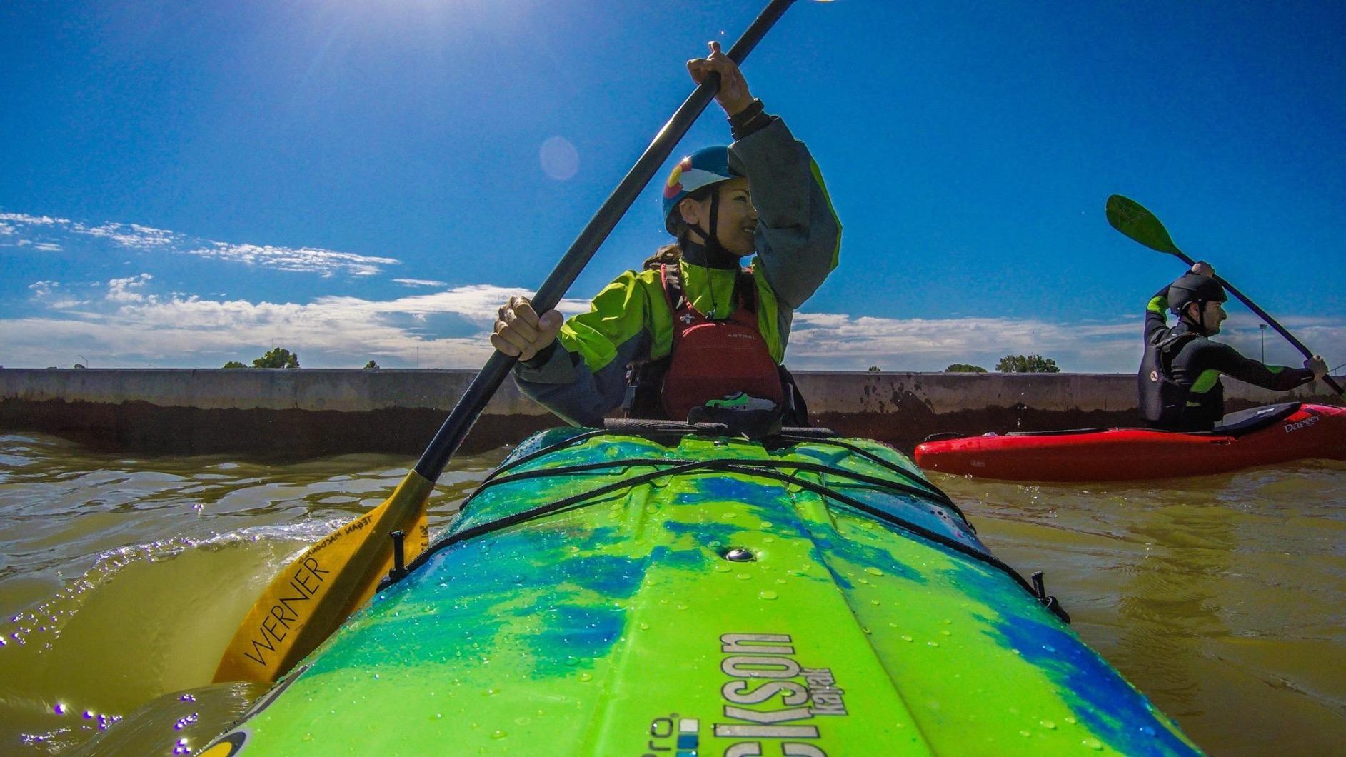Werner Paddles Sherpa 1 Piece Straight Shaft Kayak Paddle - Lightweight Fiberglass Paddle for Whitewater customer photo 1