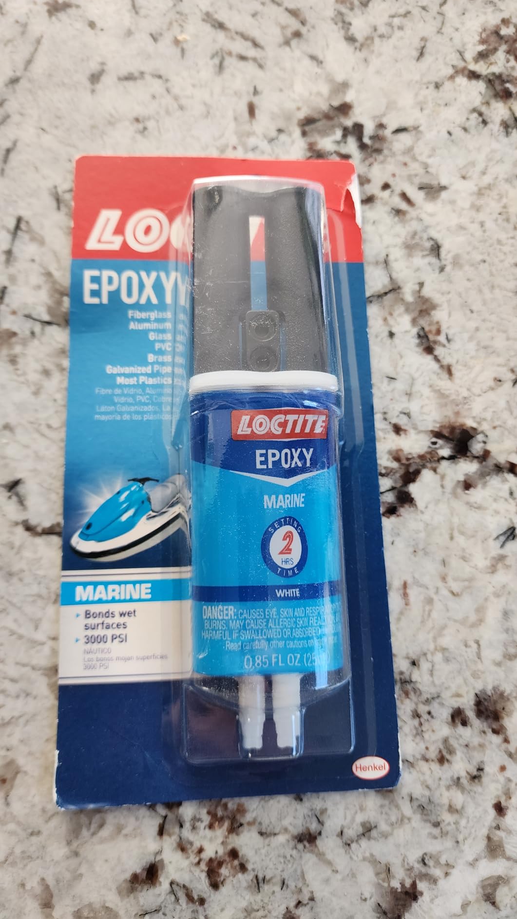 Loctite Marine Epoxy, White, 0.85 fl. oz. Syringe customer photo 2