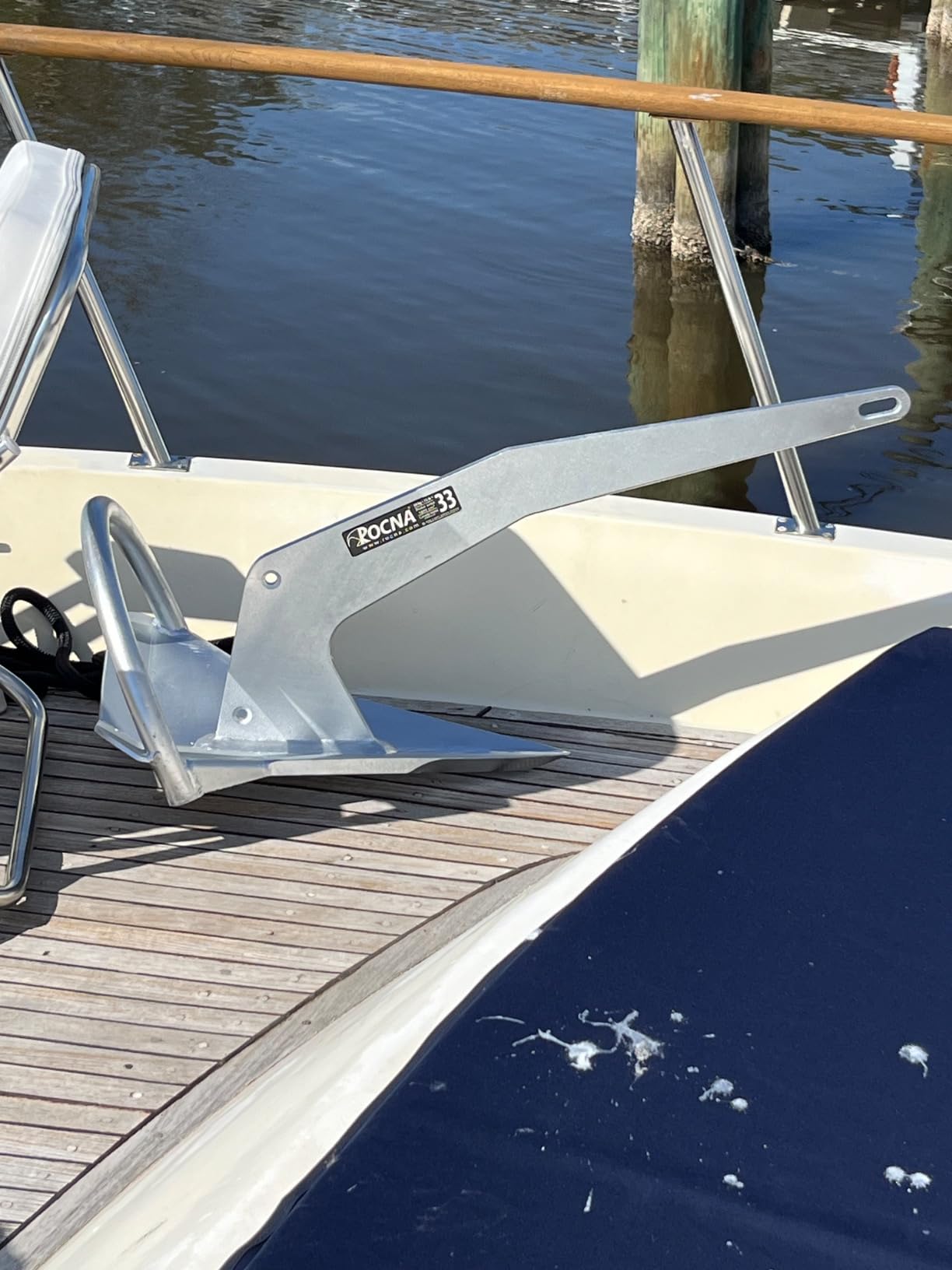 Rocna Galvanized Steel Anchor - Multi-Purpose, Quick Set, High Holding Power, Self-Launching for Most Seabeds, 9-330 lbs customer photo 1