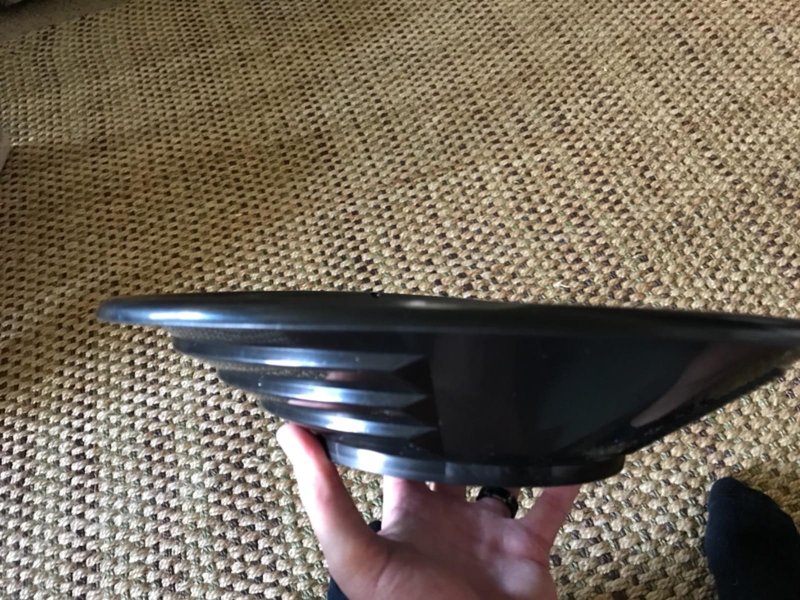 SE 14 Inch Gold Panning Pan - Dual Riffles for Easier Mining and Prospecting, Green customer photo 1
