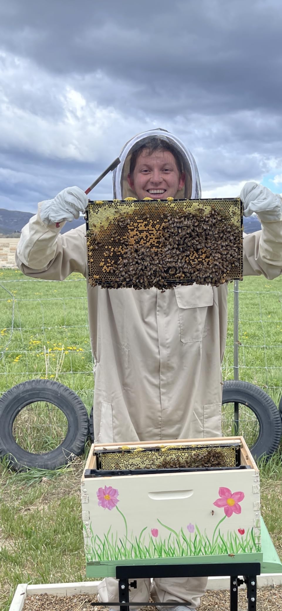 KINGLAKE Steel J Hook Bee Hive Tool Frame Lifter and Scraper,Beekeeping Equipment, 10-1/2-Inch customer photo 2