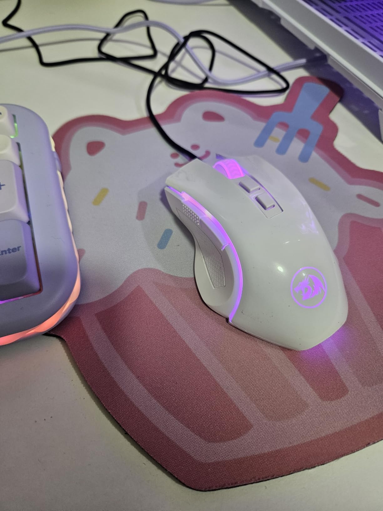 Redragon M602 Gaming Mouse, Ergonomic RGB Gaming Mouse Wired with 7200 Adjustable DPI, 9 Programmable Buttons, Professional Software for Gamer Office [Black] customer photo 1
