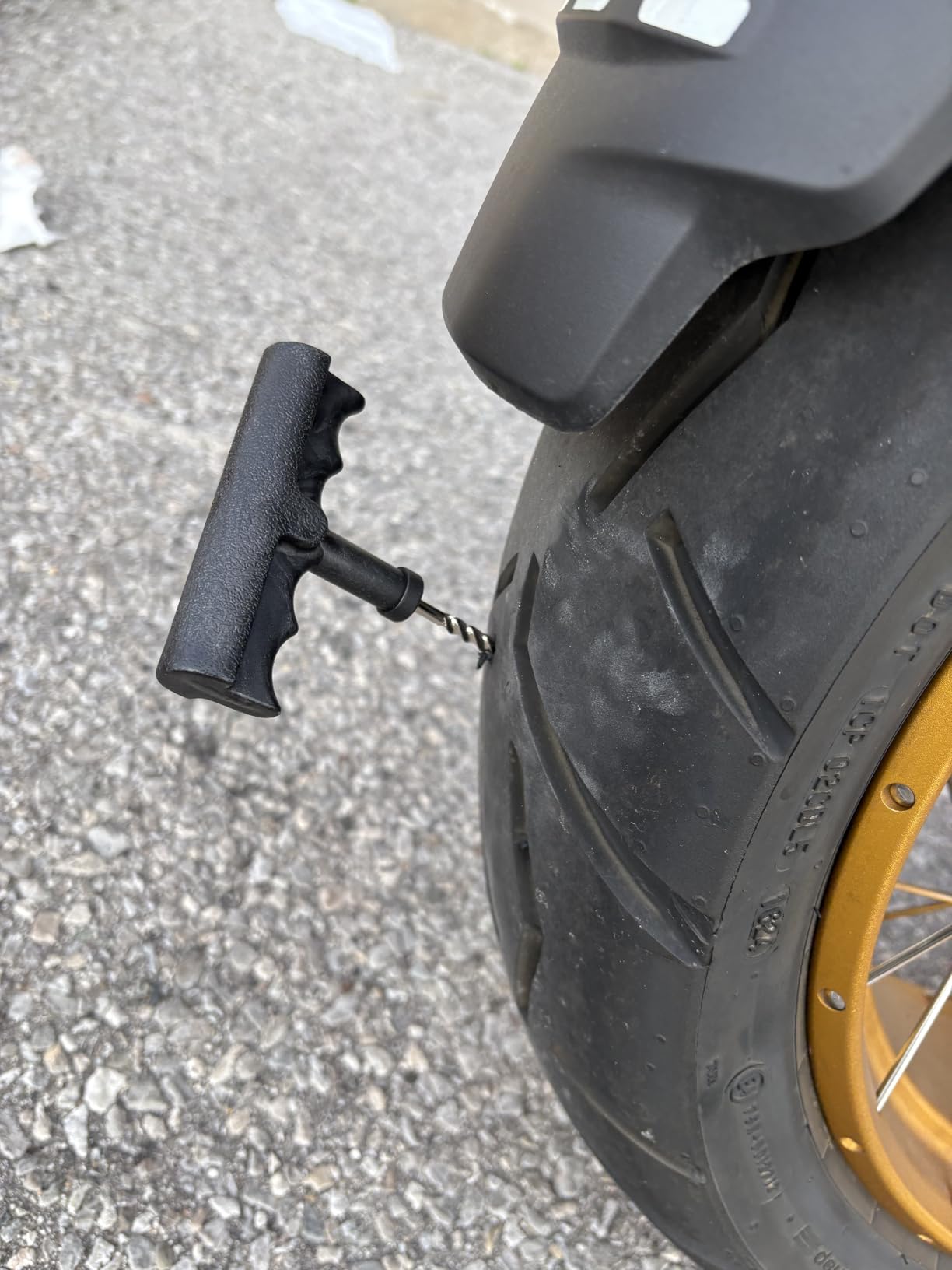 CO2 Motorcycle, ATV Flat Repair Kit Tubeless Tire Repair Kit customer photo 1