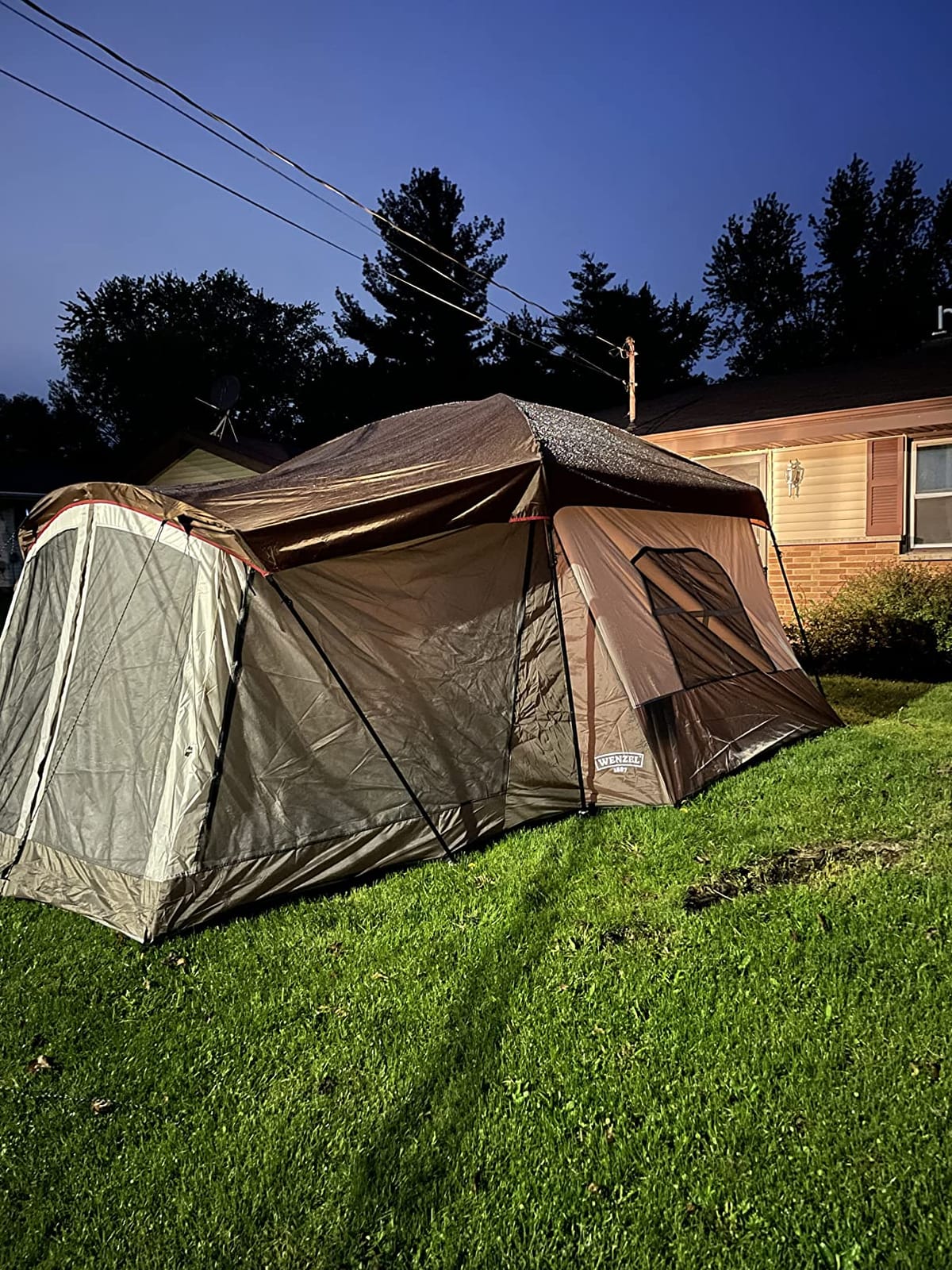 Wenzel Klondike 8 Person Water Resistant Tent with Convertible Screen Room for Family Camping customer photo 1