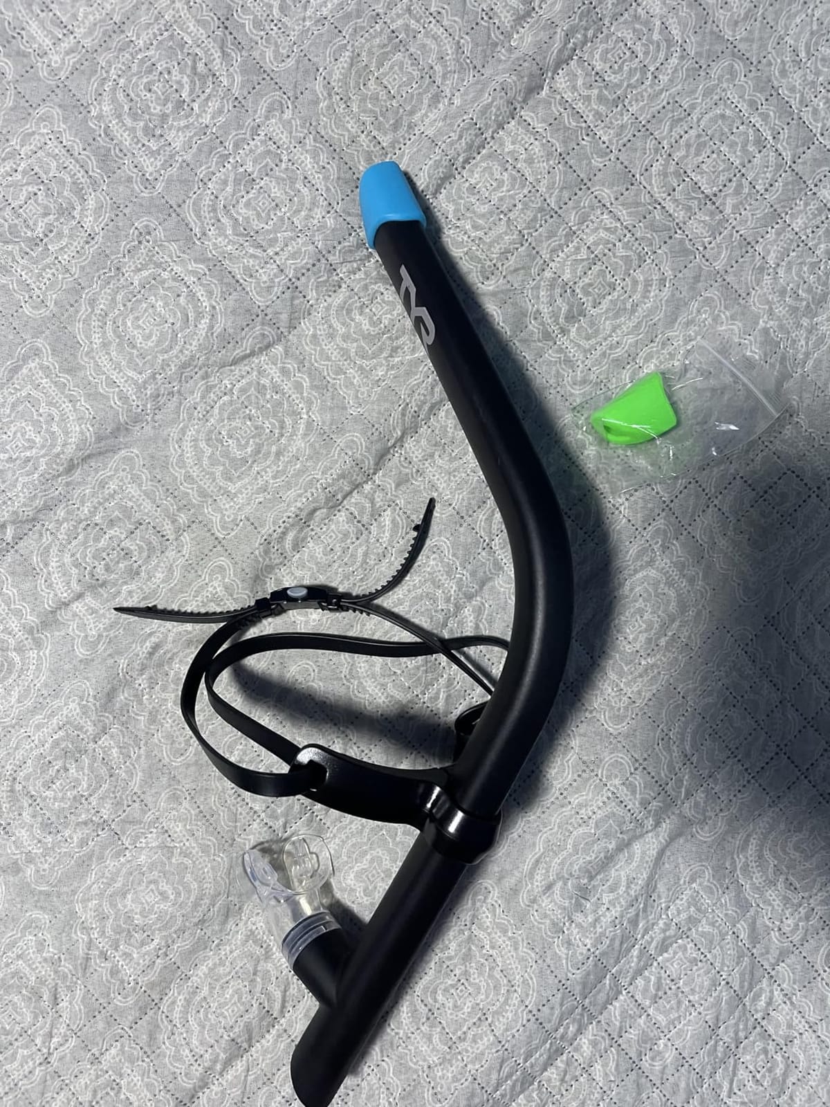 TYR Ultralite Elite Swim Snorkel - Adult Snorkeling Gear for Swimming Training - Ultra-Lightweight and Comfortable for Body Alignment Exercises customer photo 1
