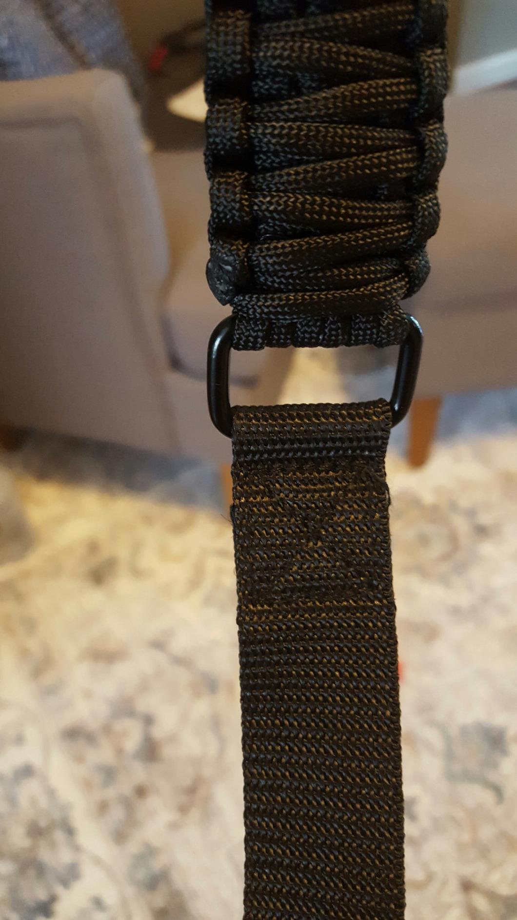Traditional Sling 2 Points 550 Paracord | Adjustable w/Swivels and Clips | Outdoors and Hunting Use | Multiple Color Options | Many Survival Uses customer photo 1