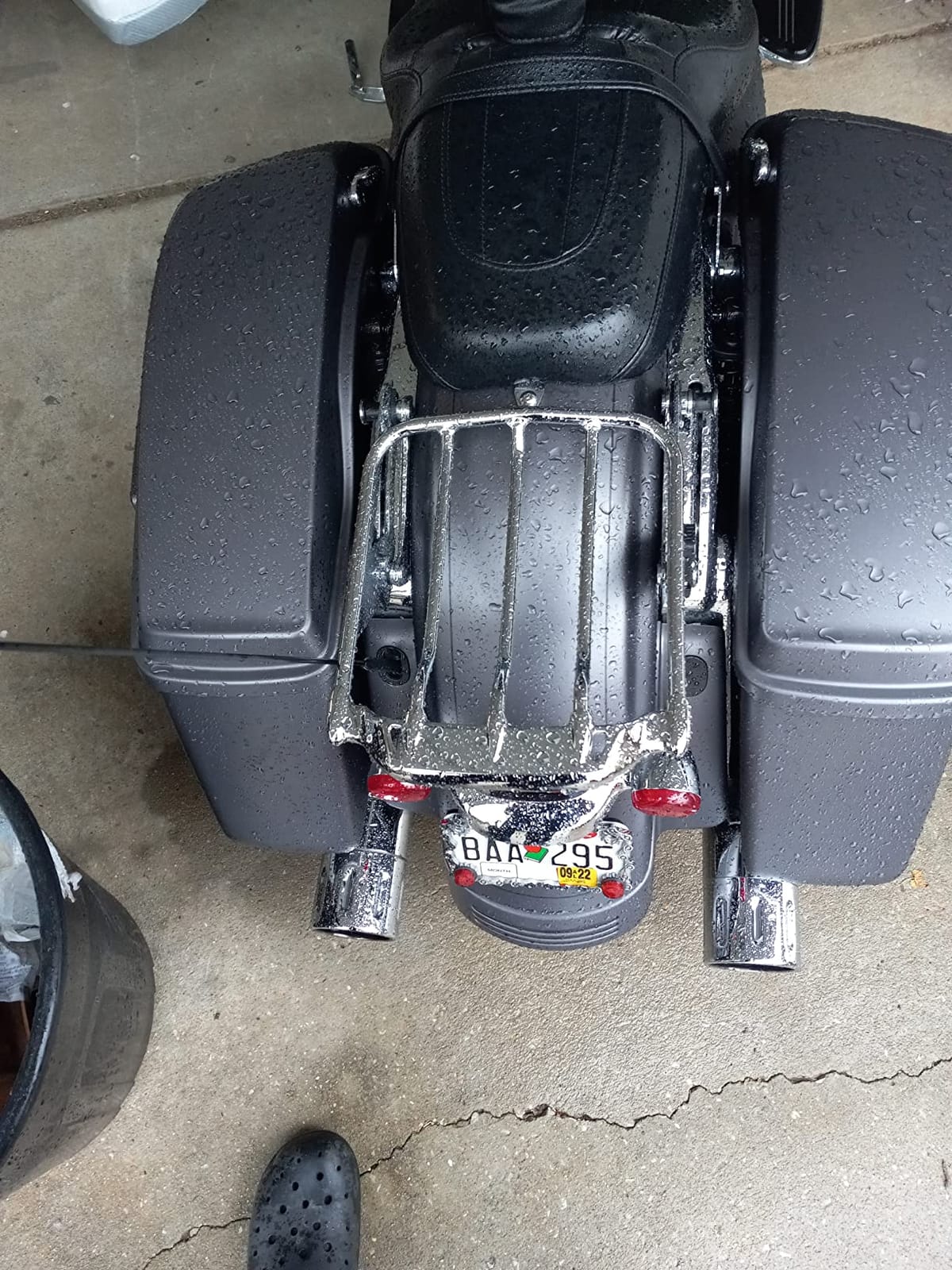XFMT Detachable Two Up Luggage Rack for Harley Touring Air-Wing 2009-2026 customer photo 1