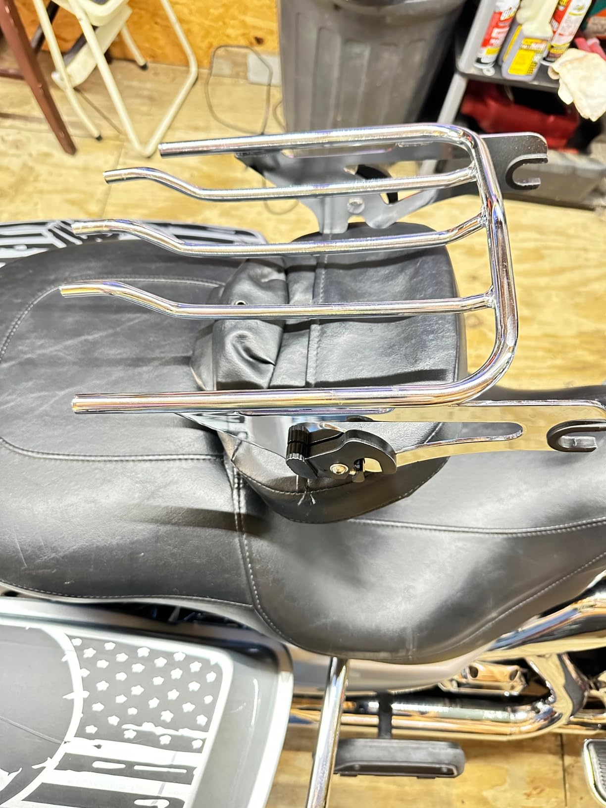 XFMT Detachable Two Up Luggage Rack for Harley Touring Air-Wing 2009-2026 customer photo 2