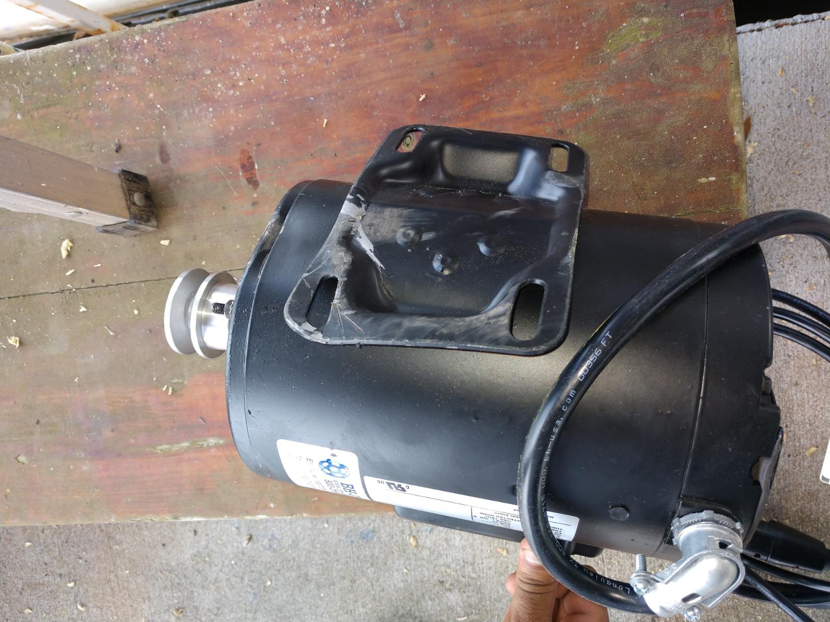 Elite 1 HP Heavy Duty 56 Frame Boat Lift Motor - Momentary Switch / 110v / 16 ft. Control Cable customer photo 1