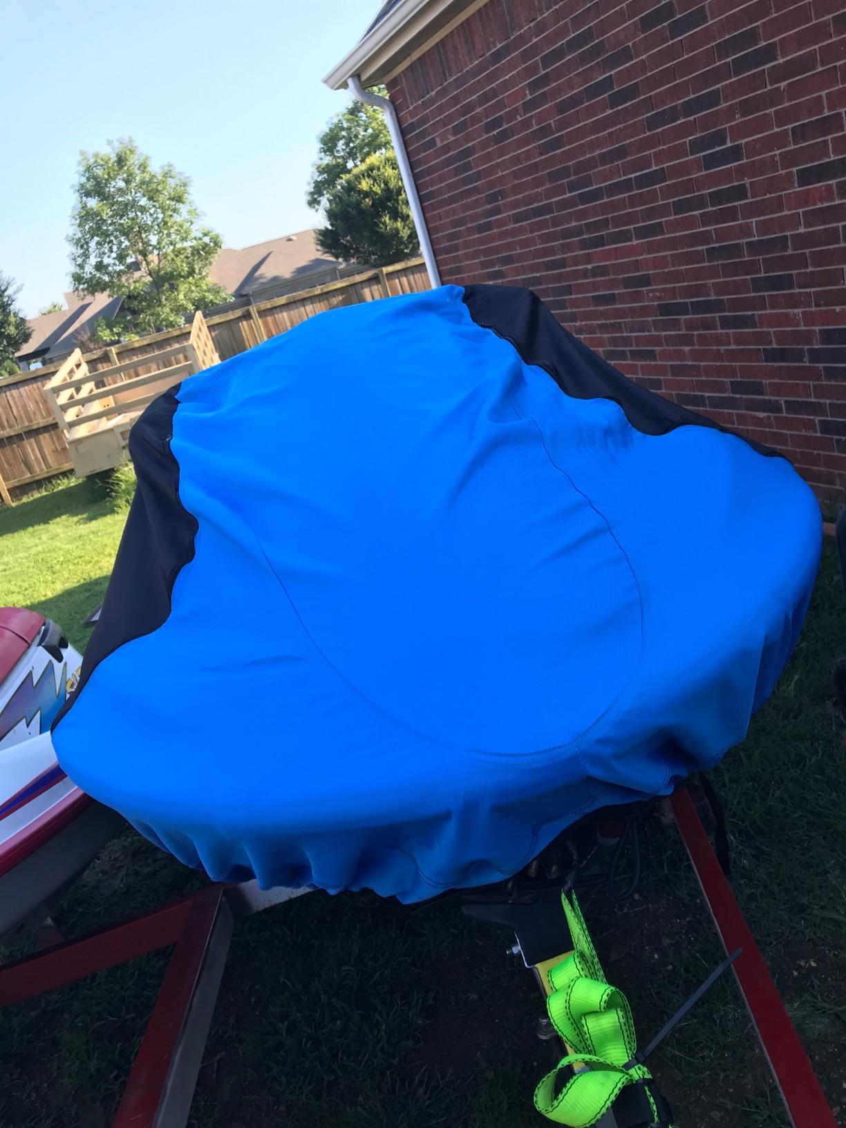 Jet Ski Cover Waterproof Gray/Black Fits 126