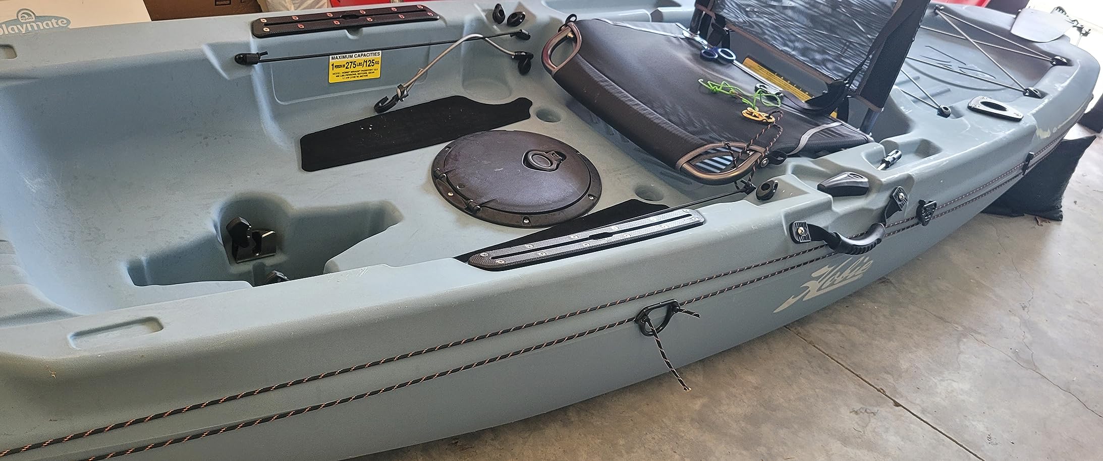 YakAttack LeverLoc Anchor Trolley Kit - Easy Install - Made in USA | Kayak Anchor System with Stealth Pulleys & PadHooks | Reflective 35' Paracord & Mounting Hardware customer photo 2