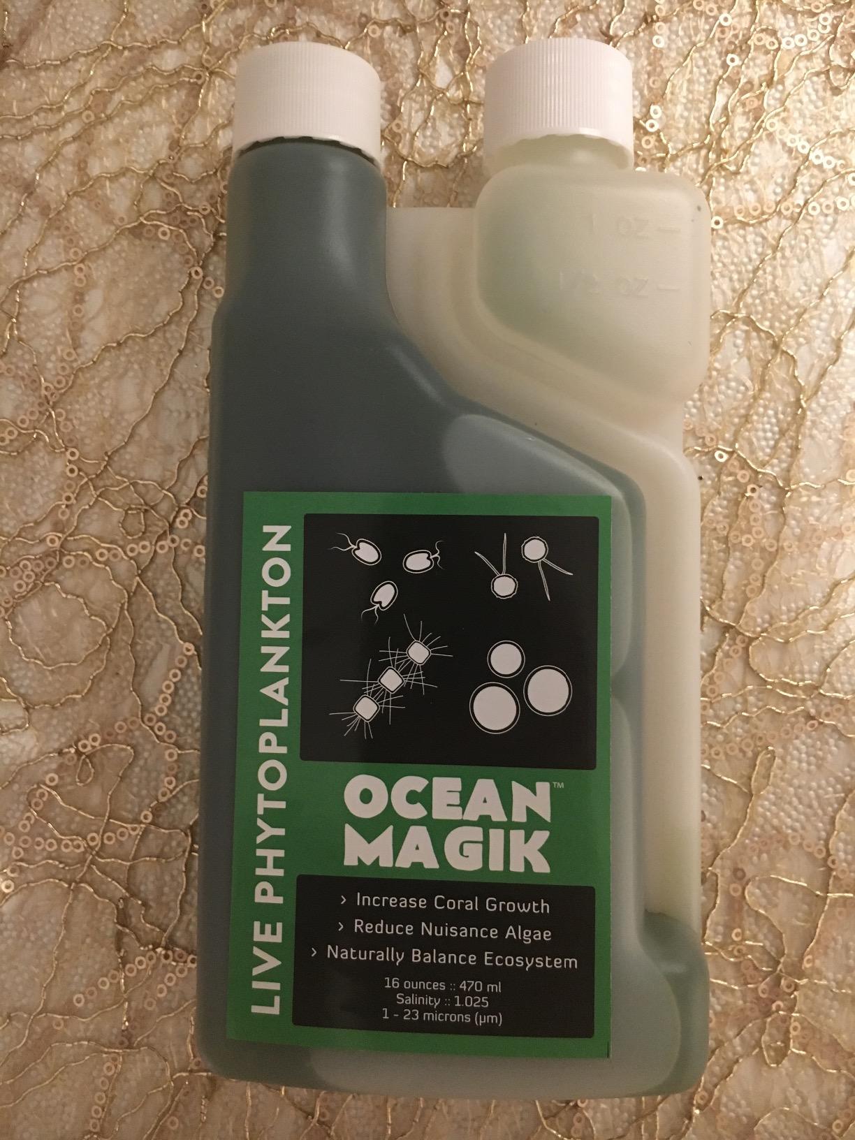 OceanMagik Live Phytoplankton Blend - Tetra x Nanno x Iso x Thal Phyto Food for Coral and Copepod (32oz) customer photo 1